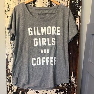 Ripple Junction Gilmore Girls and Coffee ☕️ women’s Loose Fit tshirt. Size L